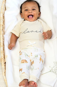 Llama Love Organic Layette Bundle - Baby Gift Basket