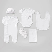 Personalized Bear & Luxury Bouquet Baby Layette Set