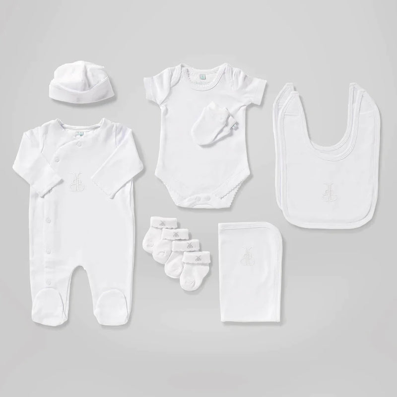Personalized Bear & Luxury Bouquet Baby Layette Set