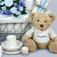 Luxe Personalized Baby Boy Hamper
