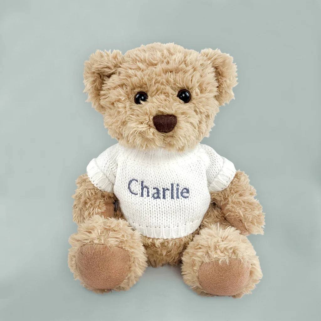 Personalized Bear & Luxury Bouquet Baby Layette Set - SKU: LBG1048
