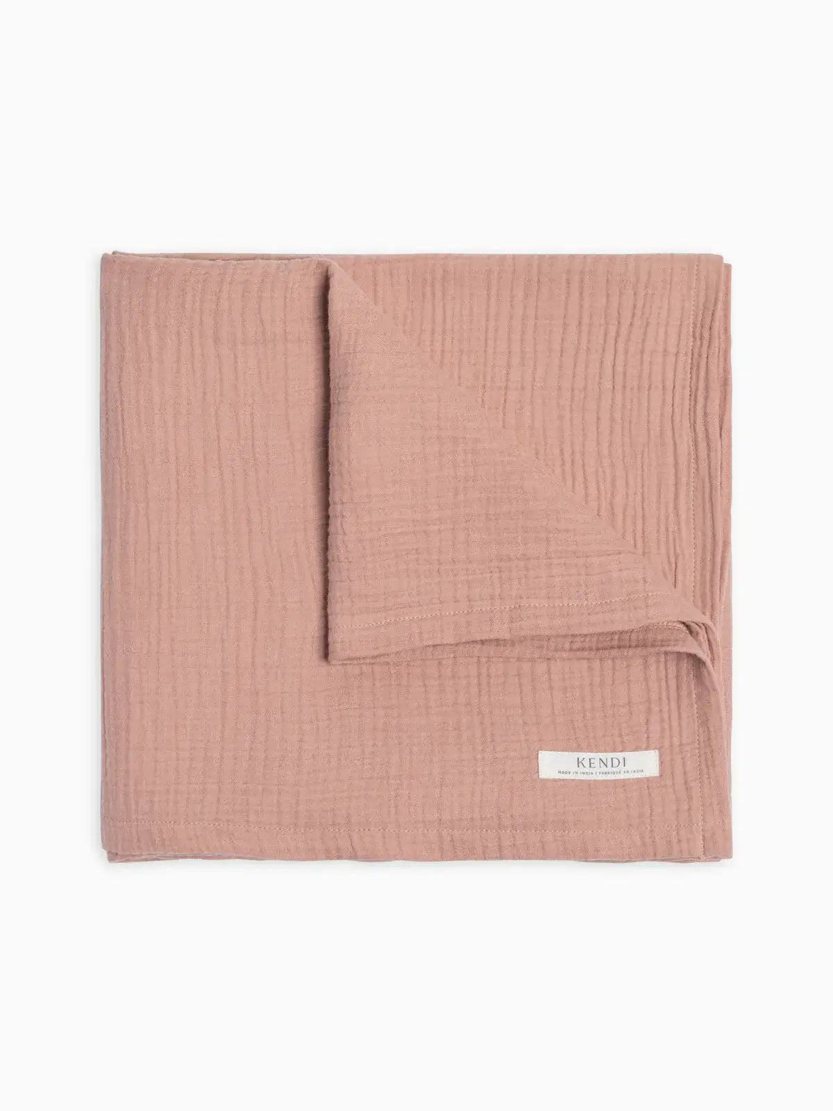 Organic Baby Swaddle Blanket | Mauve