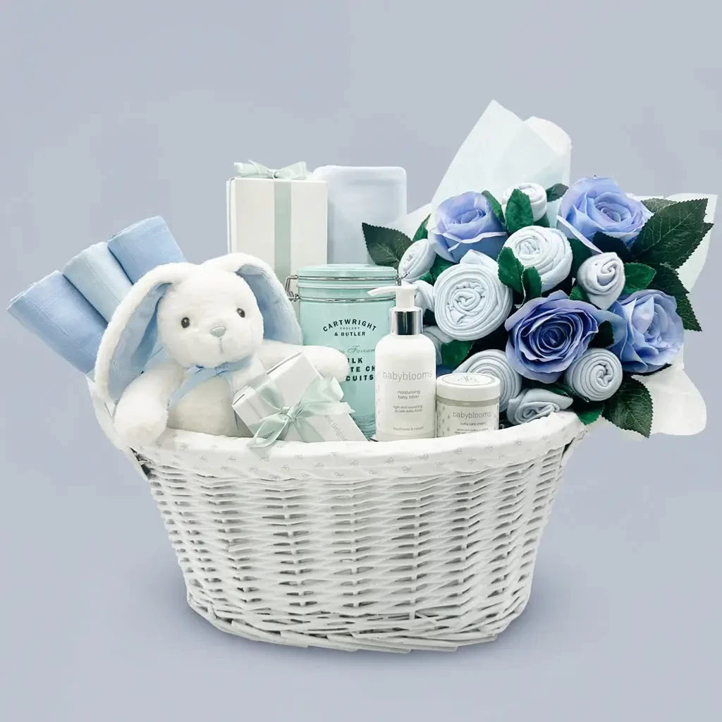 Mommy & Me Luxury Keepsake Baby Boy Basket