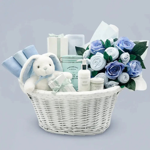 Mommy & Me Luxury Keepsake Baby Boy Basket