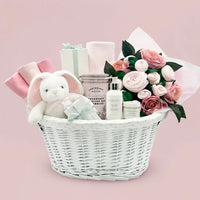 Mommy & Me Luxury Keepsake Baby Girl Basket