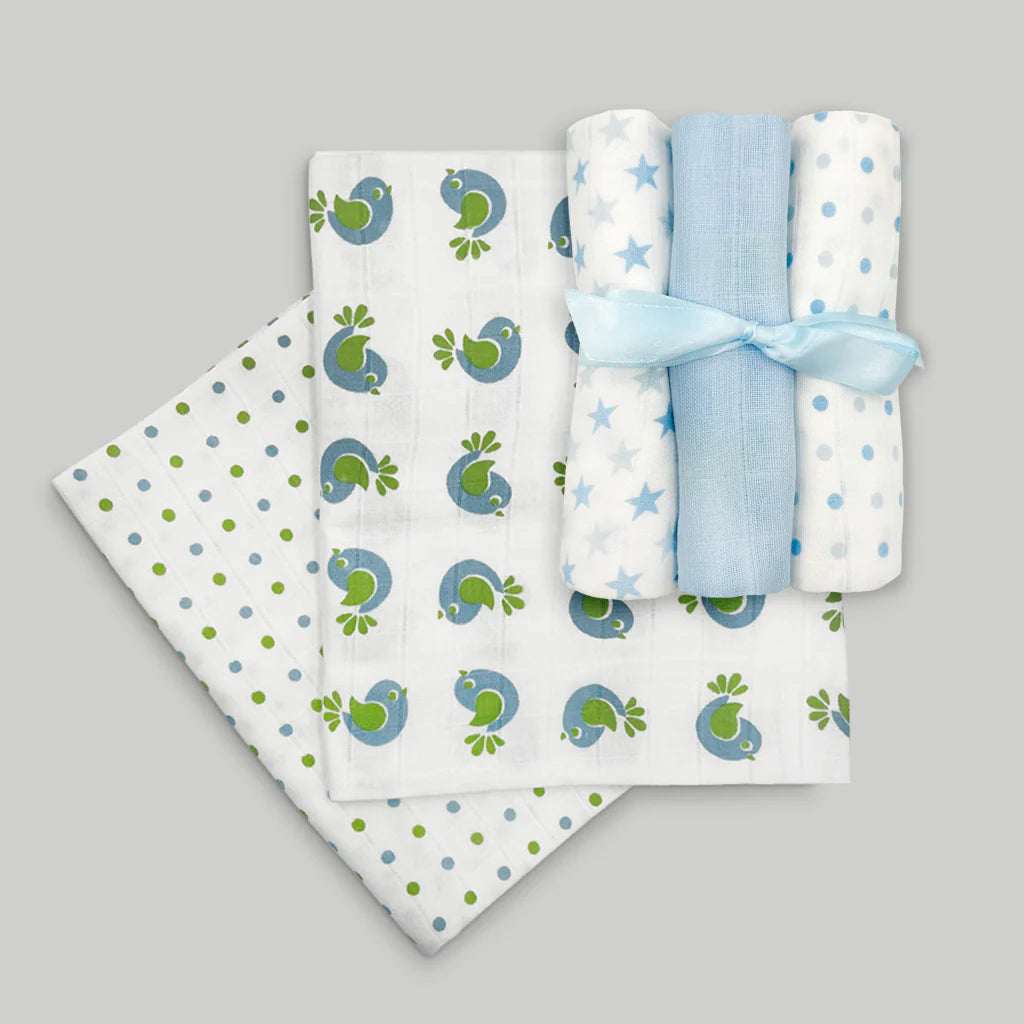 Moses Baby Basket, Blue - SKU:  LBG1059