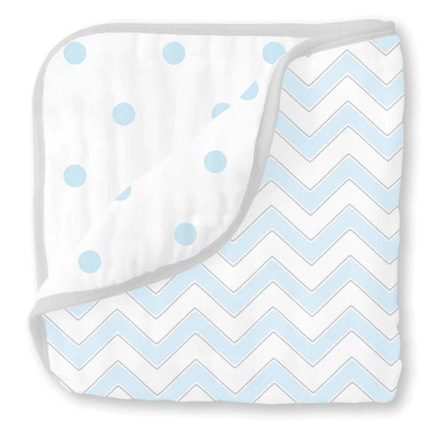 Muslin Swaddle Pajama Gift Set - Tiny Triangles (BGB-0032)