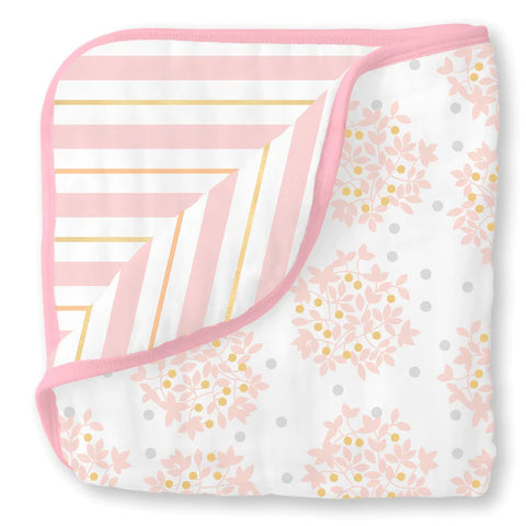 Ultimate Swaddle and Hat New Baby Gift Set - Girl (BGB-0049)