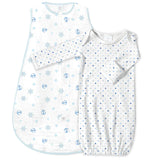 Muslin Non-Weighted zzZipMe Gown & Sack Set - Butterflies (BGB-0042)