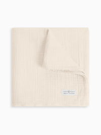 Organic Baby Swaddle Blanket | Ivory