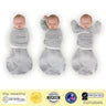 Omni Swaddle Sack Gray - Eat, Sleep, Be Cute Repeat (BGB - 0014)