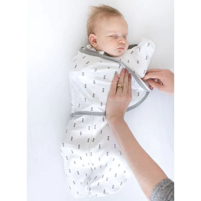 Omni Swaddle Sack Gray - Eat, Sleep, Be Cute Repeat (BGB - 0014)