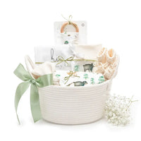 Organic Baby Gift Basket - Magical Forest (Hi I'm New Here) - Neutral