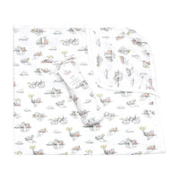 Otterly Snuggled | Whimsical Otter Swaddle Blanket