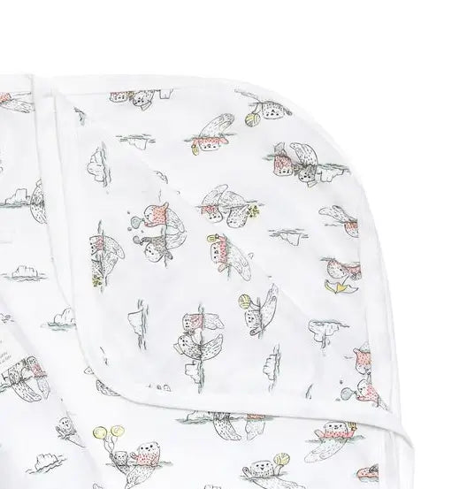 Otterly Snuggled | Whimsical Otter Swaddle Blanket