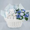 Pamper Mommy & Baby Boy Gift Basket