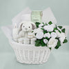 Pamper Mommy & Neutral Baby Gift Basket