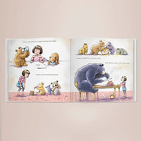 Personalized Sibling Bear & Bears Book Gift Set - Navy