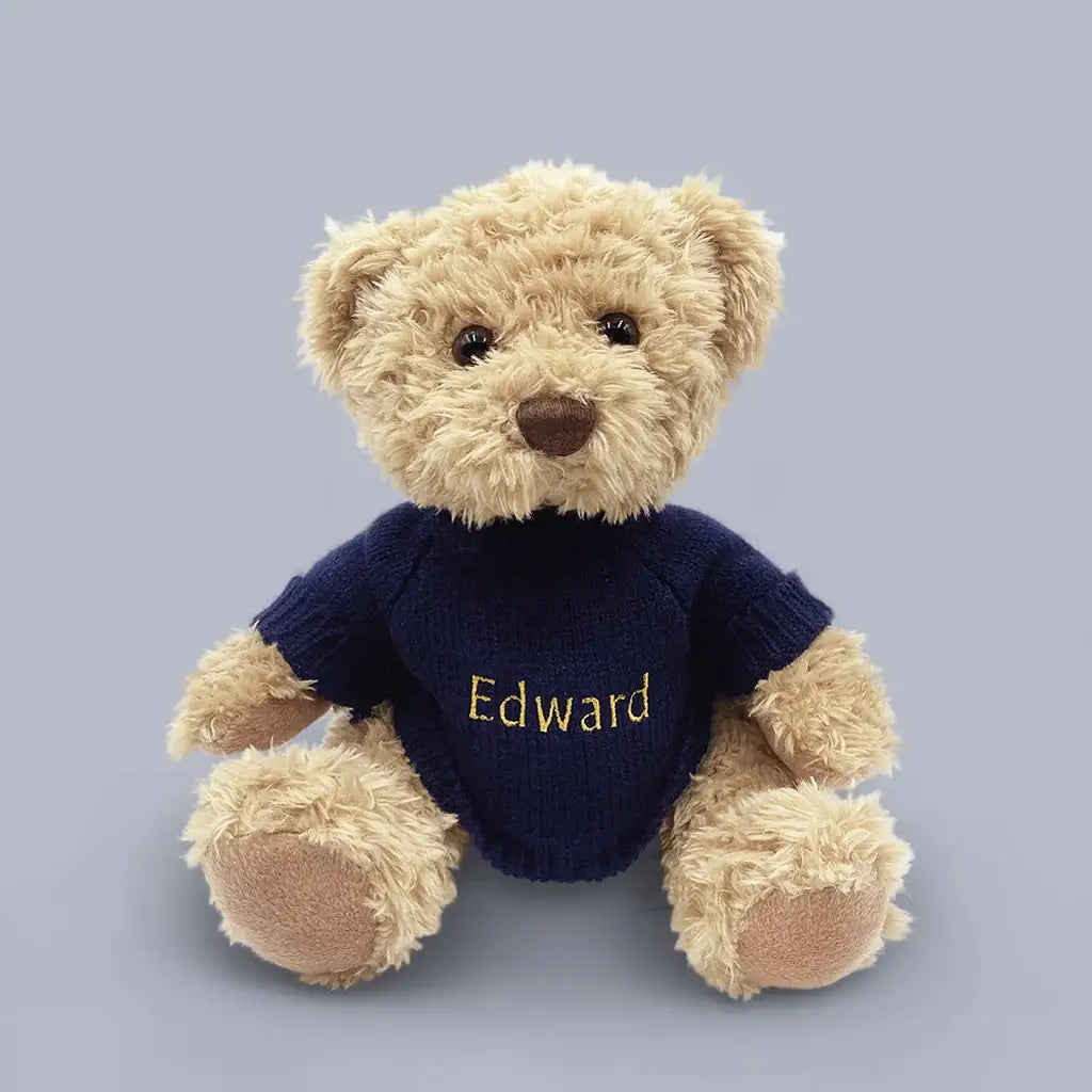 Personalized Sibling Bear & Bears Book Gift Set - Navy