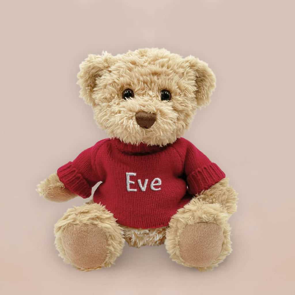 Personalized Sibling Bear & Bears Book Gift Set - Red