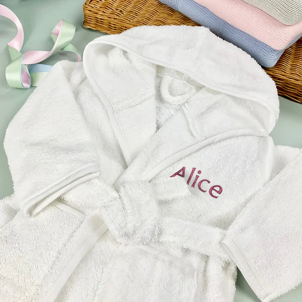 Personalized Baby Bathrobe W/ Gift Box