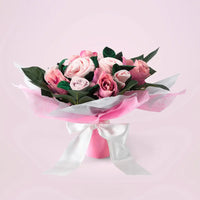 Baby Blanket & Clothes Bouquet - Pink | W/ Gift Box