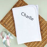 Personalized Snuggle Wrap | White