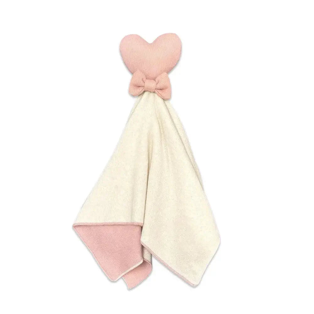 Add Pink Heart Lovey Blanket