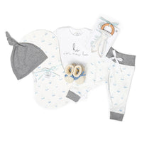 Ship Ahoy!  It's A Boy!  Organic Baby Basket