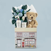 Snuggle Bear Luxury Newborn Gift Box — Boy
