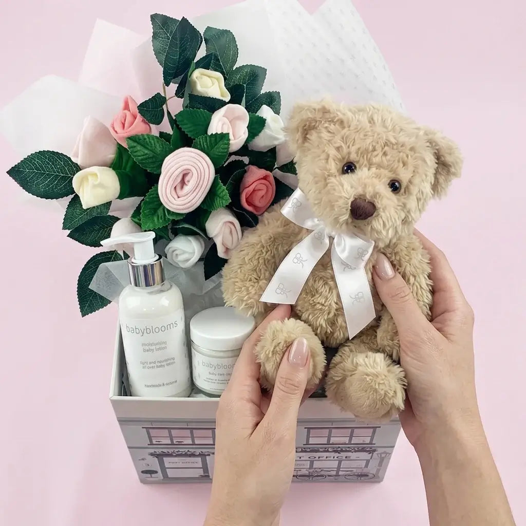 Snuggle Bear Luxury Newborn Gift Box — Girl