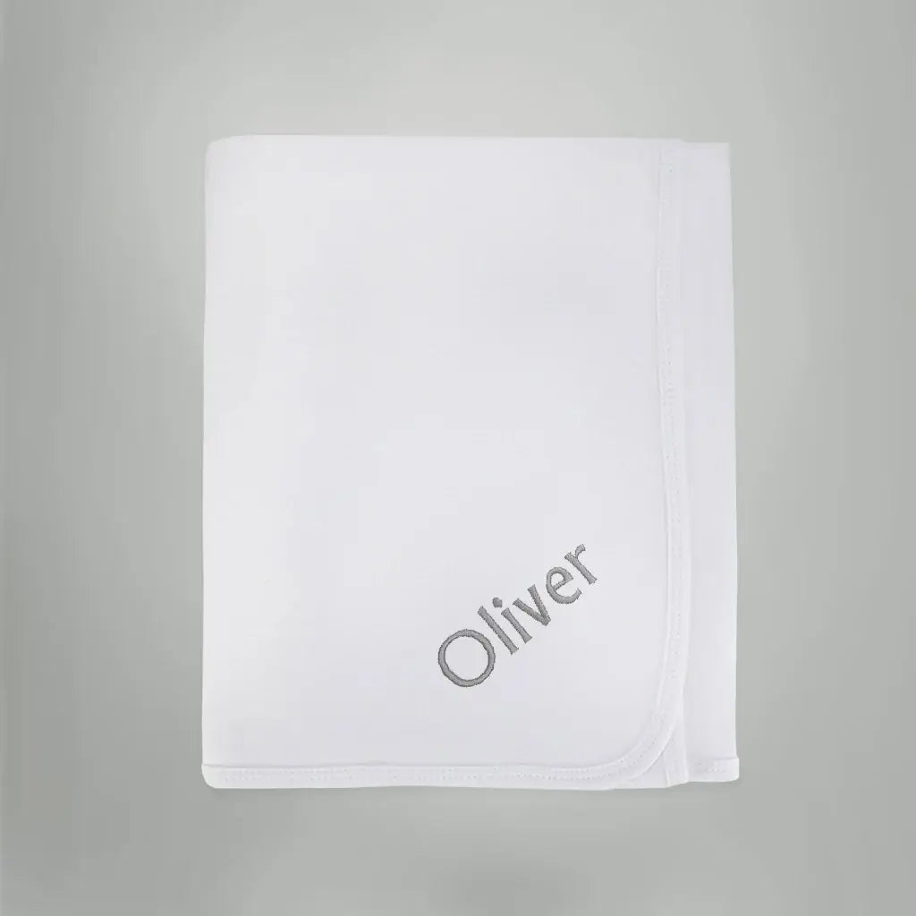 Personalized Snuggle Wrap | White