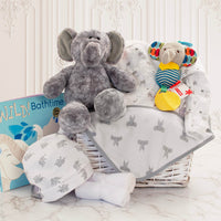 Splish Splash Elephant Bath Time Basket