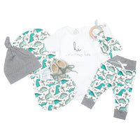 Stompin' In Style - Organic Baby Boy Basket