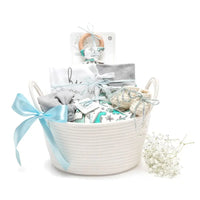 Stompin' In Style - Organic Baby Boy Basket