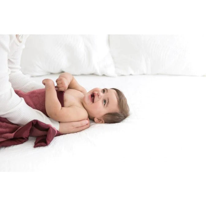 Stroller Baby Blanket - Puff Circles, Truffle