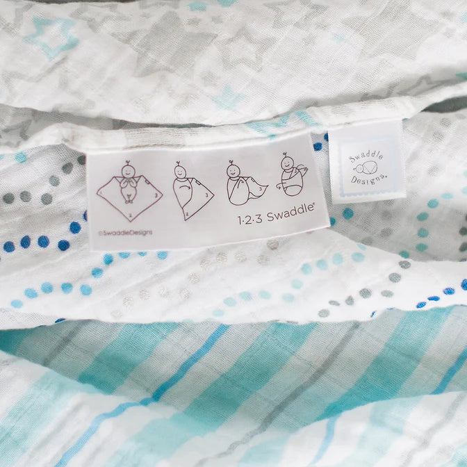 Muslin Swaddle Pajama Gift Set - Tiny Triangles (BGB-0032)