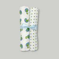 Coo & Cozy Swaddles & Socks Gift Set, Boy