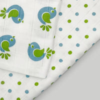 Coo & Cozy Swaddles & Socks Gift Set, Boy