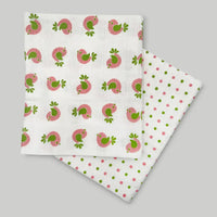 Coo & Cozy Swaddles & Socks Gift Set, Girl