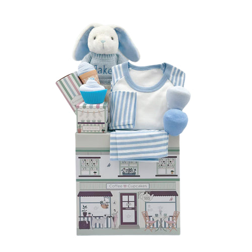 Sweet Beginnings Personalized Baby Boy Gift Box