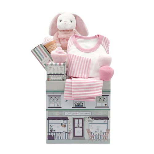 Sweet Beginnings Personalized Baby Girl Gift Box