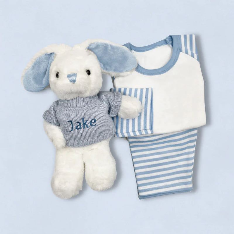 Sweet Beginnings Personalized Baby Boy Gift Set