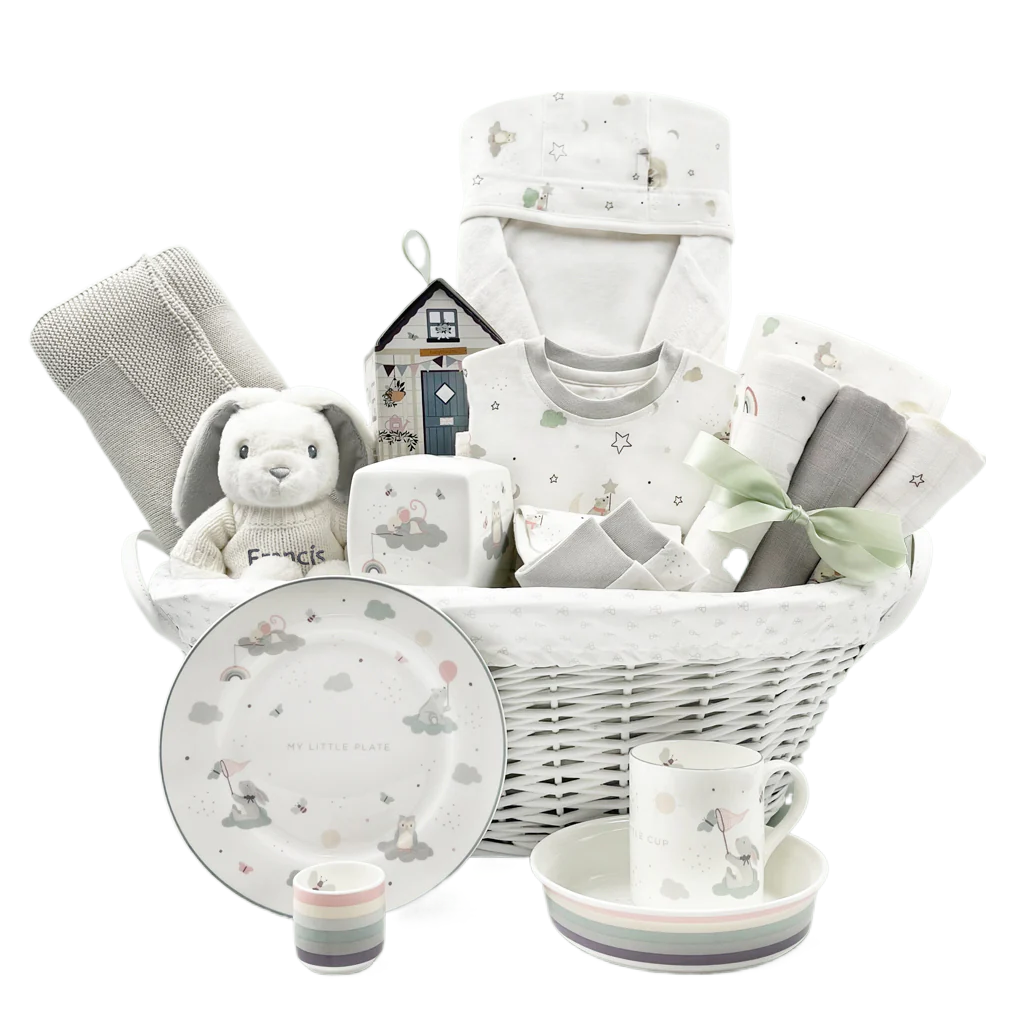 Twinkle Little Star Luxury Baby Gift Basket - SKKU:  LBG1014