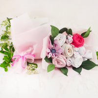 Baby Clothing Bouquets For Twin Girls | Gift Boxed
