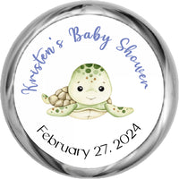 Under The Sea Stickers - KISSES Candy Baby Shower