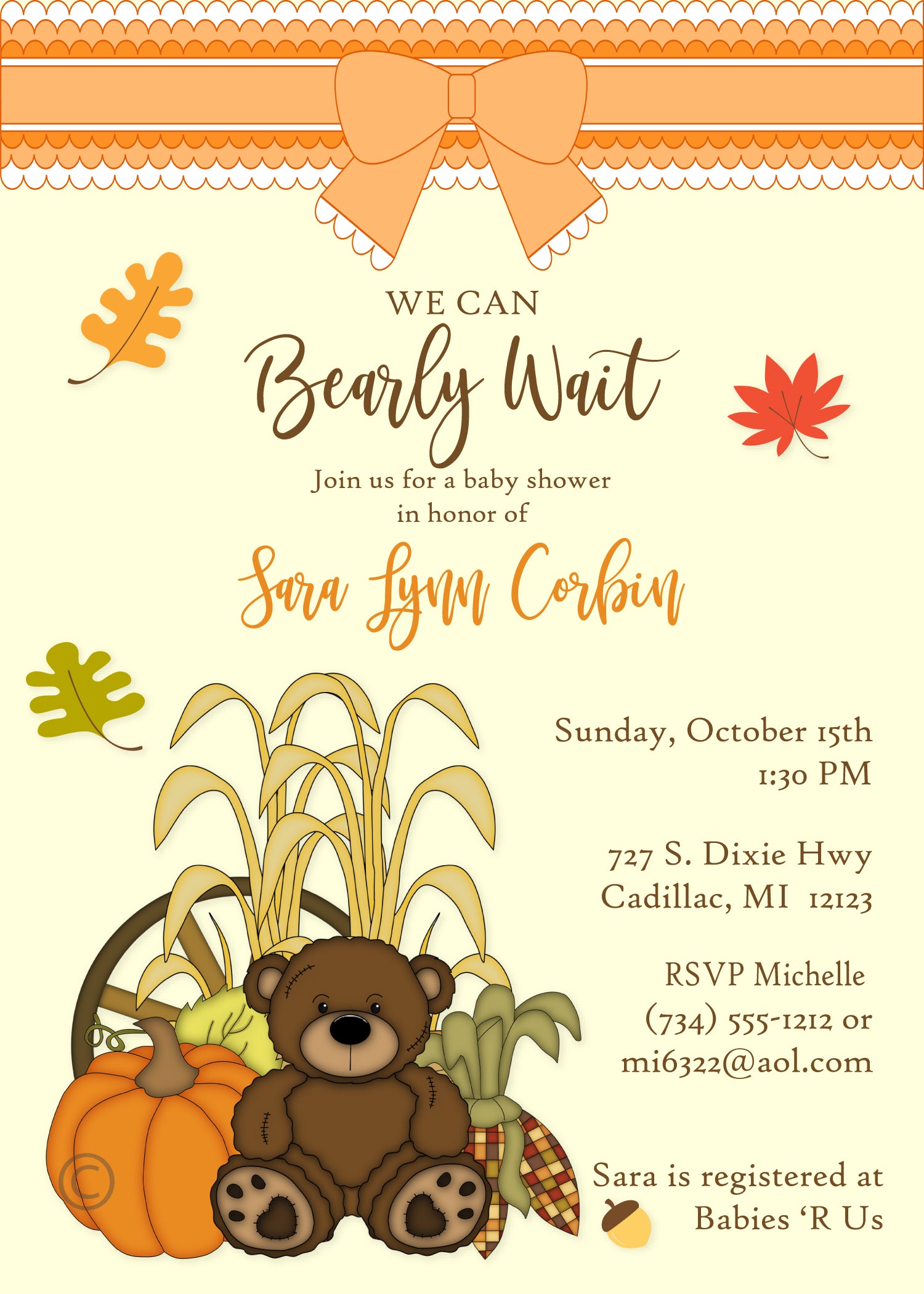 We Can Bearly Wait: A Cozy Fall Welcome