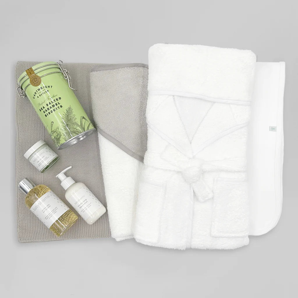 Welcome To The World Luxury Baby Basket - SKU: LBG1044