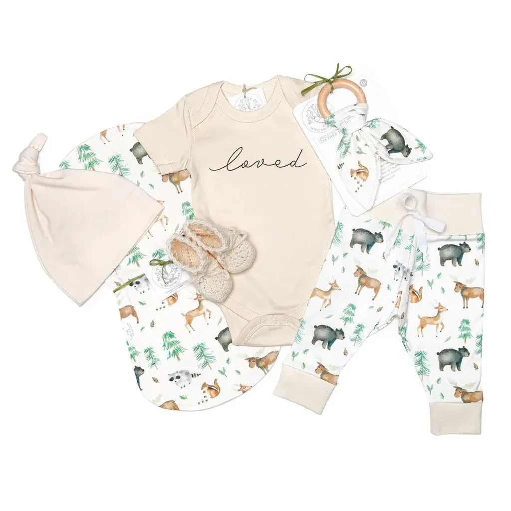 Organic Baby Gift Basket - Magical Forest (Loved) - Neutral