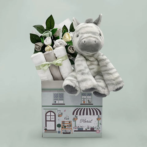 Luxury Bouquet & Personalized Bear - SKU:  LBG1050